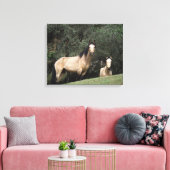 Toile Chevaux Mustang Sauvages 6 (Insitu(Salon))