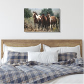 Toile Chevaux Mustang Sauvages 7 (Insitu(Chambre))