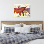 Toile Chevaux sauvages (Insitu(Chambre))
