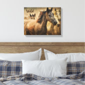 Toile Chevaux sauvages Art occidental (Insitu(Chambre))