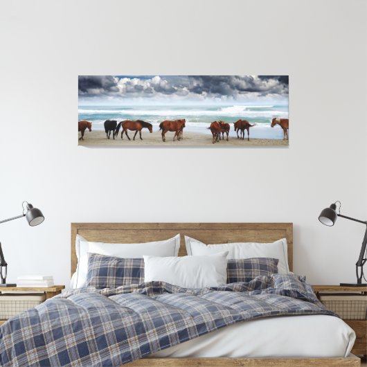 Toile Chevaux sauvages Banques extérieures OBX Corolla N (Insitu(Chambre))