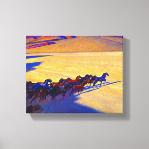 Toile Chevaux sauvages du Nevada, 1927 par Maynard Dixon