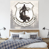 Toile Chèvre de montagne aventure tapisserie poster ac (Insitu(Chambre))