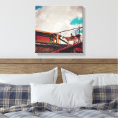 Toile chèvres sur le toit (Insitu(Chambre))