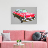 Toile Chevrolet Bel Air Classic Car 1957 (Insitu(Salon))