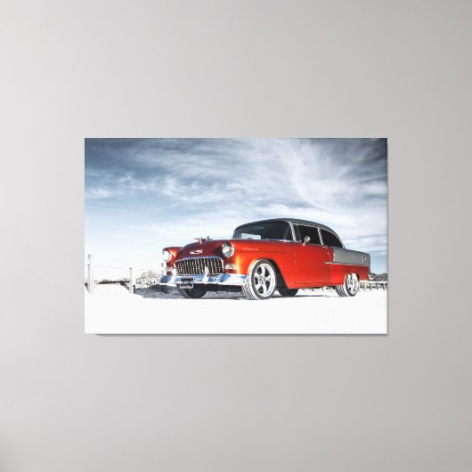 Toile Chevrolet Bel Air personnalisé 1955 (Recto)