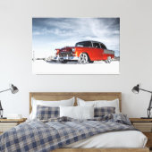 Toile Chevrolet Bel Air personnalisé 1955 (Insitu(Chambre))