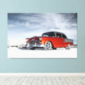 Toile Chevrolet Bel Air personnalisé 1955 (Insitu (Plancher de Bois))