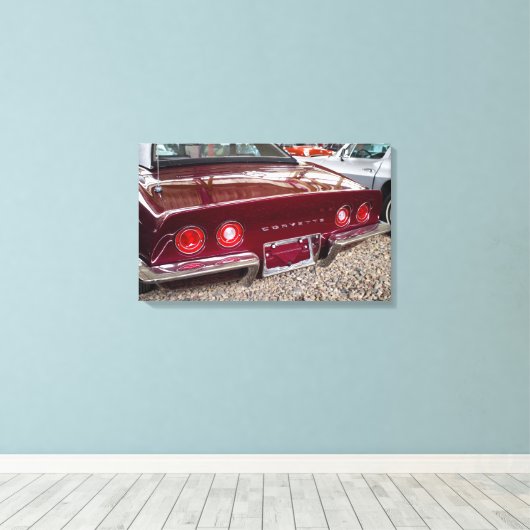 Toile Chevrolet Corvette (Insitu (Plancher de Bois))
