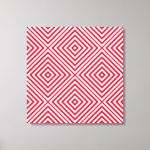 Toile Chevron diamant de géranium @ Emporiomoffa