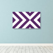 Toile Chevrons violets et blancs (Insitu (Plancher de Bois))