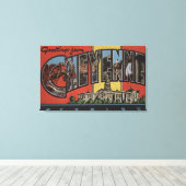 Toile Cheyenne, Wyoming - Scènes de grandes lettres (Insitu (Plancher de Bois))