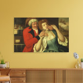 Toile Chez le dentiste (huile sur toile) (Insitu(Salon))