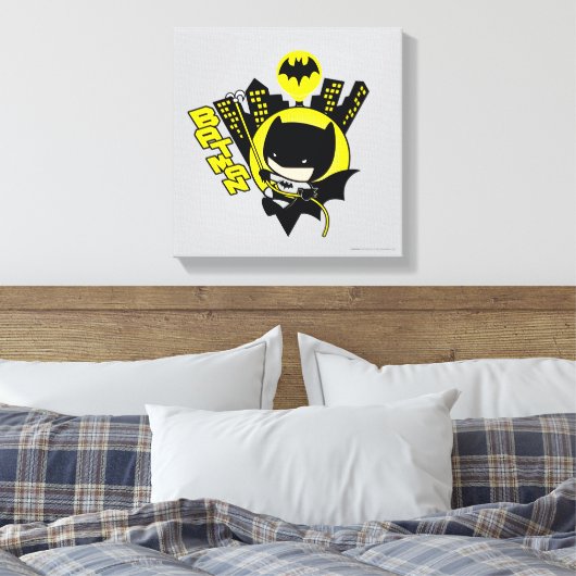 Toile Chibi Batman Évolue La Ville (Insitu(Chambre))