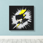 Toile Chibi Batman Lightning Kick (Insitu (Plancher de Bois))