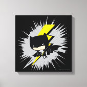 Toile Chibi Batman Lightning Kick (Recto)