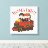 Toile Chibi HOGWARTS EXPRESS™ Ride (Insitu (Plancher de Bois))
