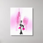 Toile Chic dans New York City Stretted Canvas Print (Recto)