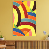 Toile chic et contemporain chevrons (Insitu(Salon))