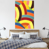 Toile chic et contemporain chevrons (Insitu(Chambre))