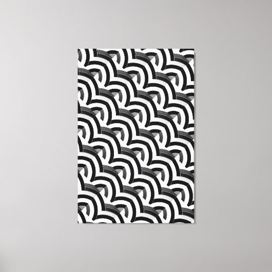 Toile chic et contemporain chevrons (Recto)