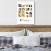 Toile Chic Personnalisé We Love You Mom Photos Collage (Insitu(Chambre))