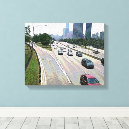 Toile Chicago à Sandstone (Insitu (Plancher de Bois))