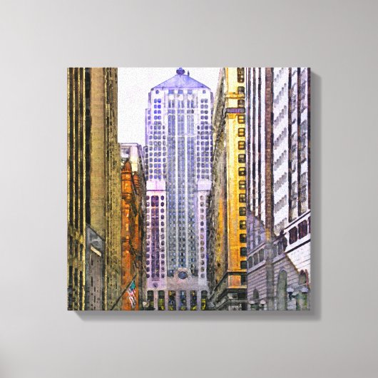 Toile Chicago Board Of Trade - Carré Canvas Art (Recto)