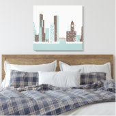 Toile Chicago en hiver (Insitu(Chambre))