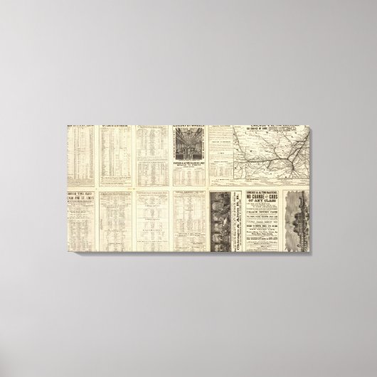 Toile Chicago et Alton Railroad 2 (Recto)