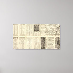 Toile Chicago et chemin de fer 2 d'Alton