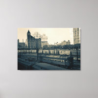 Chicago ICRR Train Yards 1971 Photographie