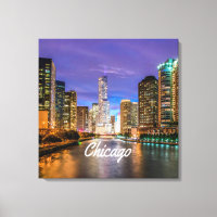 Chicago Illinois City La Nuit