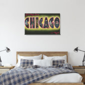 Toile Chicago, Illinois (Nighttime) (Insitu(Chambre))