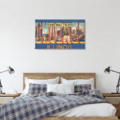 Toile Chicago, Illinois - Scènes de grandes lettres (Insitu(Chambre))