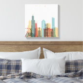 Toile Chicago, Illinois | Ville Skyline (Insitu(Chambre))