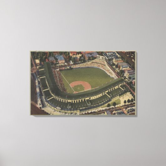 Toile Chicago, Illinois - Wrigley Field Cubs (Recto)