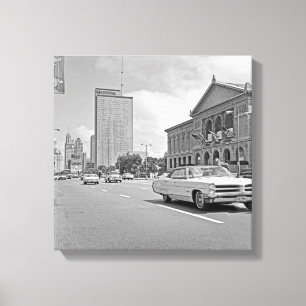 Toile Chicago Michigan Avenue Art Museum 1960 photo