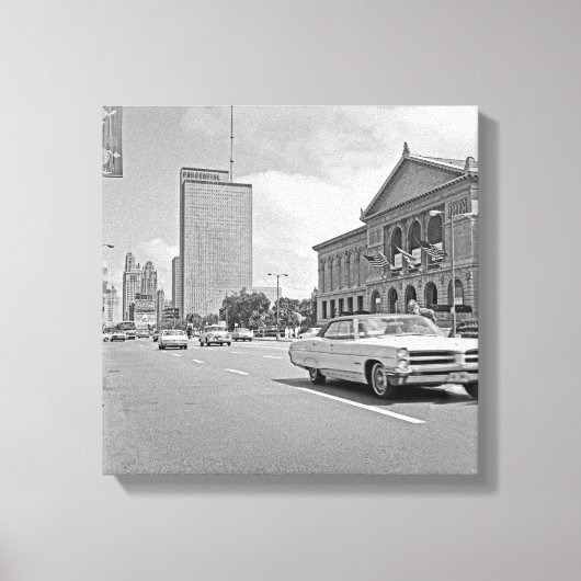 Toile Chicago Michigan Avenue Art Museum 1960 photo (Recto)