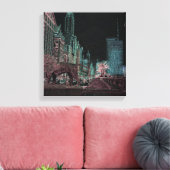 TOILE CHICAGO MICHIGAN AVENUE @ ART MUSEUM 1967 NEON (Insitu(Salon))