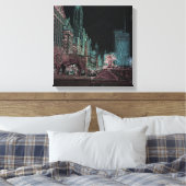 TOILE CHICAGO MICHIGAN AVENUE @ ART MUSEUM 1967 NEON (Insitu(Chambre))