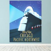 Toile Chicago Pacific Northwest (Insitu (Plancher de Bois))