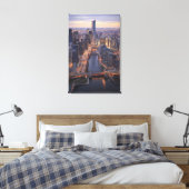 Toile Chicago River et Trump Tower d'en haut (Insitu(Chambre))