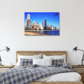 Toile Chicago Skyline. (Insitu(Chambre))