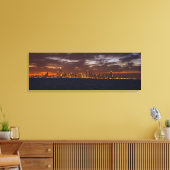 Toile Chicago Skyline à Panorama tirage de canavas couch (Insitu(Salon))