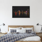 Toile Chicago Skyline la nuit (Insitu(Chambre))