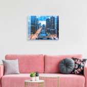 Toile Chicago Skyline Skyscrapers River (Insitu(Salon))