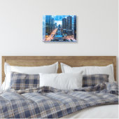 Toile Chicago Skyline Skyscrapers River (Insitu(Chambre))