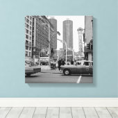 Toile Chicago State Street 7 mai 1967 James Bond (Insitu (Plancher de Bois))