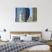 Toile Chicago, Wrigley Building avec Trump Hotel & (Insitu(Chambre))